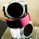 The current Samsung wearable line up. From top to bottom: Gear S3, Gear Fit 2, and Gear S2.